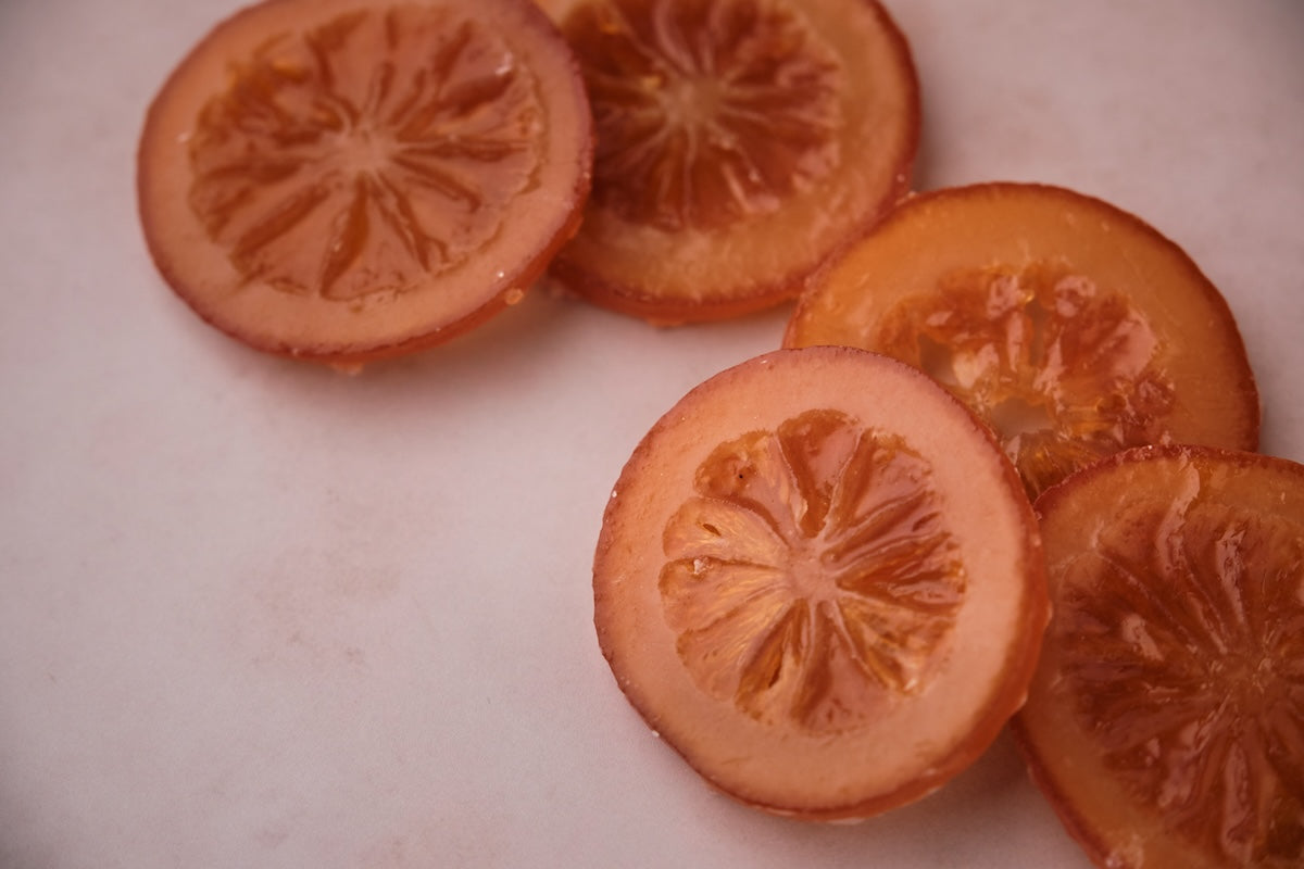 Kandierte Orangenscheiben