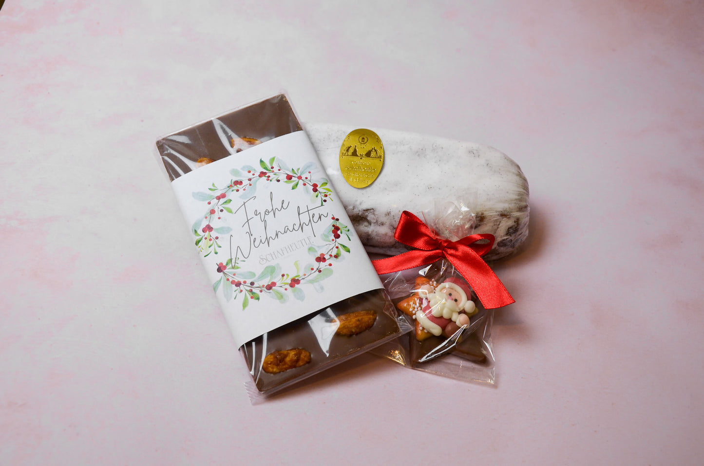 Stollen-Set mit Weihnachtsschokolade