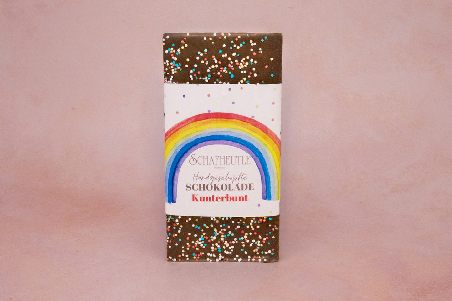 Vollmilch-Schokolade „Kunterbunt“ mit Nonpareils