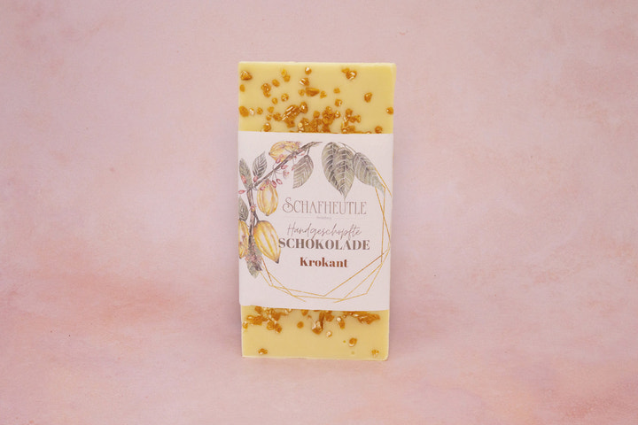 Weiße Schokolade mit Krokant