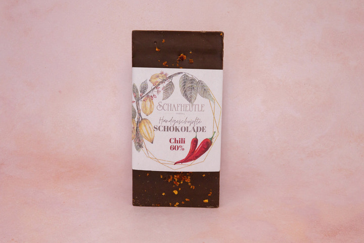 Zartbitter-Schokolade mit Chili