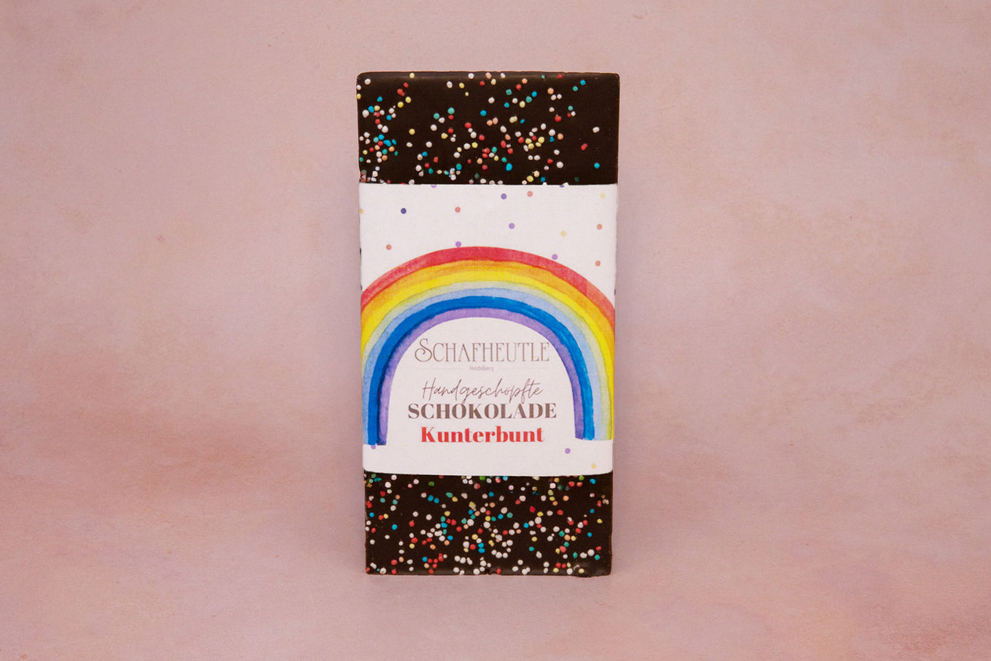 Dark chocolate - colorful with nonpareils