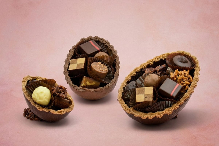 Fine Layer Cake Bites (in chocolate)