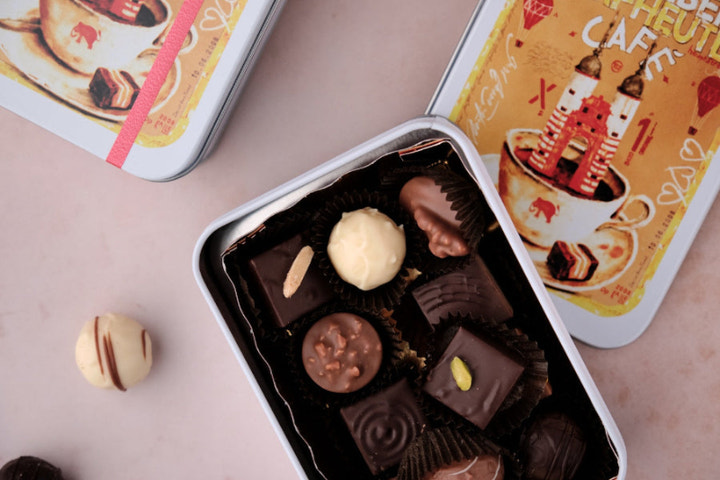 Pralinen-Präsent-Box
