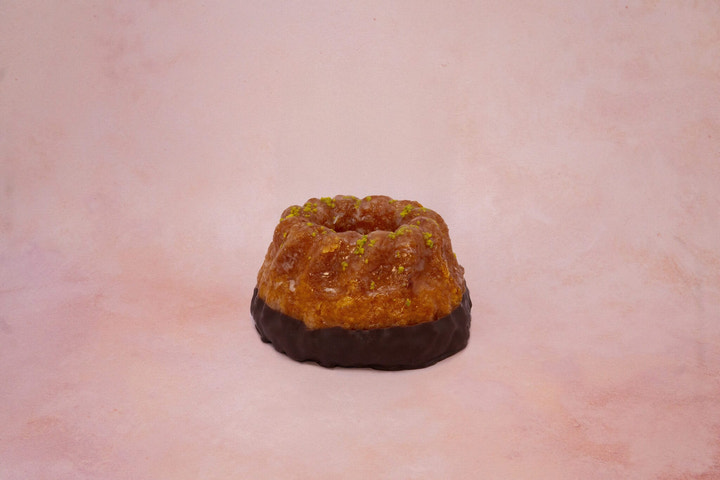 Sandkranz mit Zitronenglasur